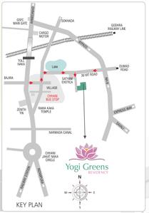 Project Image of 556.17 - 654.12 Sq.ft 2 BHK Apartment for buy in Yogi Developers Vadodara Greens Residency Phase3