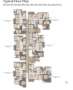 Project Image of 1141.0 - 2550.0 Sq.ft 3 BHK Apartment for buy in CKPC Heart Of Harmony