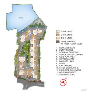 Project Image of 1055 Sq.ft 3 BHK Apartment / Flat for sale in Kamalgazi for Rs. 5200000