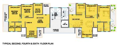 Project Image of 584.27 - 649.71 Sq.ft 1 BHK Apartment for buy in 108 Balaji Crystal