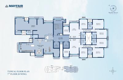 Project Image of 644.0 - 913.0 Sq.ft 2 BHK Apartment for buy in Mayfair Breeze