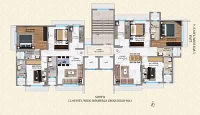 Project Image of 832.0 - 852.0 Sq.ft 3 BHK Apartment for buy in Kamla Snehawardhini