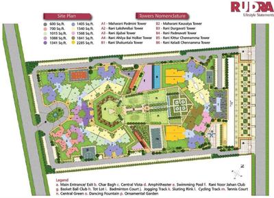 Project Image of 700.0 - 2285.0 Sq.ft 1 BHK Apartment for buy in Rudra Palace Heights