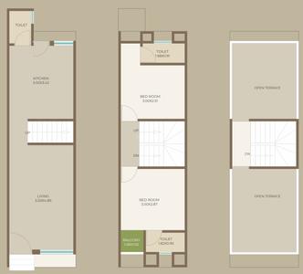 Project Image of 327.01 - 727.86 Sq.ft 2 BHK Villa for buy in Matangi Radhekrishna Residency