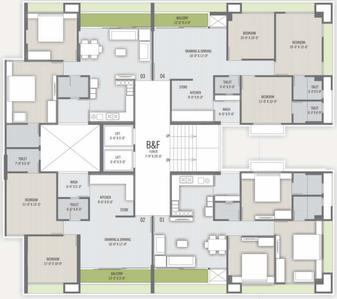 Project Image of 614.0 - 748.0 Sq.ft 2 BHK Apartment for buy in Aaryan Emerald