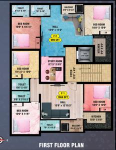 Project Image of 445.0 - 1066.0 Sq.ft 1 BHK Apartment for buy in Bharathi Sai Florence