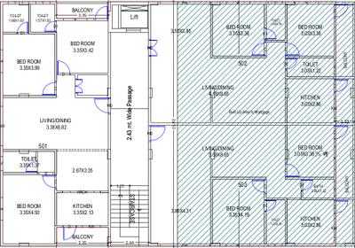 Project Image of 899.32 - 1062.29 Sq.ft 3 BHK Apartment for buy in Padmajaa Paradise