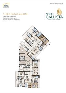Project Image of 1751.0 - 2968.0 Sq.ft 3 BHK Apartment for buy in Noble Callista