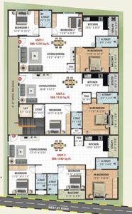 Project Image of 1130.0 - 1440.0 Sq.ft 2 BHK Apartment for buy in Sree Sidhi Heritage
