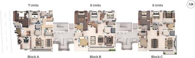 Project Image of 2750.0 - 3000.0 Sq.ft 3 BHK Apartment for buy in Synchron Icon