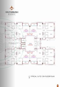 Project Image of 1268.85 - 1387.36 Sq.ft 3.5 BHK Apartment for buy in Cg Infracon Antariksh Homes
