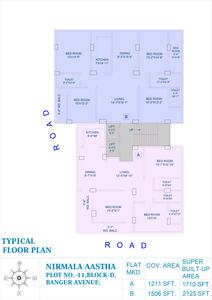 Project Image of 1710.0 - 2125.0 Sq.ft 3 BHK Apartment for buy in Nirmala Aastha