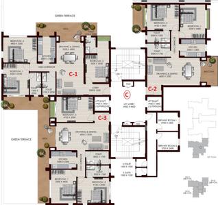 Project Image of 1260.0 - 1978.0 Sq.ft 2 BHK Apartment for buy in Vedic Sanjeeva Tower