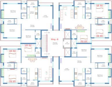 Project Image of 574.25 - 877.47 Sq.ft 2 BHK Apartment for buy in Somnath Siddhi Flats