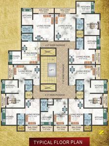 Project Image of 315.0 - 645.0 Sq.ft 1 BHK Apartment for buy in Tirupati Swarna Kalash