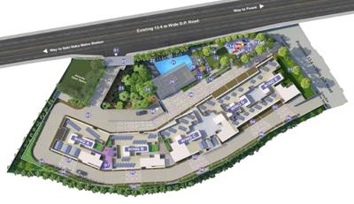 Project Image of 675.65 - 1078.22 Sq.ft 2 BHK Apartment for buy in Mahindra Alcove Wing A And C