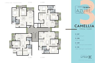 Project Image of 1170.0 - 1353.0 Sq.ft 2 BHK Apartment for buy in Urbanx Terra Azure