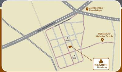 Project Image of 570.49 - 604.07 Sq.ft 2 BHK Apartment for buy in Nilkanth Residency