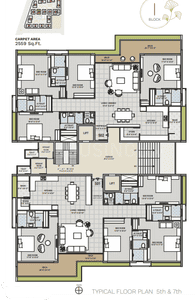 Project Image of 1911.0 - 6203.0 Sq.ft 3 BHK Apartment for buy in Avadh Ercole