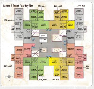 Project Image of 377.0 - 552.0 Sq.ft 1 RK Apartment for buy in Landmarks Orchid Crown