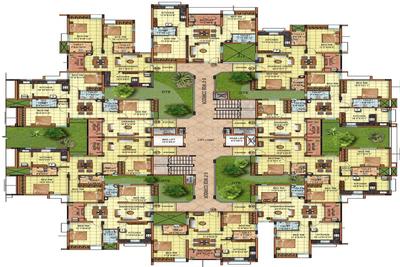 Project Image of 1638.0 - 2410.0 Sq.ft 3 BHK Apartment for buy in Sakthi Towers Phase1