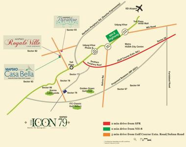 Project Image of 0.0 - 3500.0 Sq.ft 4 BHK Apartment for buy in Mapsko The Icon 79