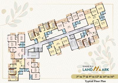 Project Image of 910.0 - 1370.0 Sq.ft 2 BHK Apartment for buy in Shreeji Landmark Phase 1