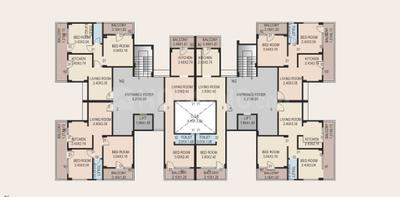 Project Image of 288.58 - 483.62 Sq.ft 1 BHK Apartment for buy in Shree Ambica Ambe Flats