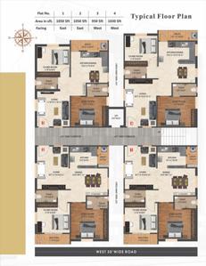 Project Image of 950.0 - 1050.0 Sq.ft 2 BHK Apartment for buy in Sri Rama Residency