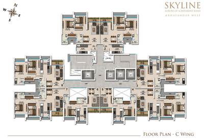 Project Image of 2500 Sq.ft 4.5 BHK Apartment / Flat for sale in Bhayandar West for Rs. 27000000
