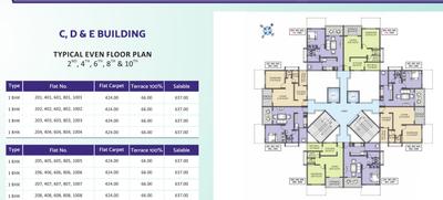 Project Image of 637.0 - 642.0 Sq.ft 1 BHK Apartment for buy in Jadhav Purple Bloom