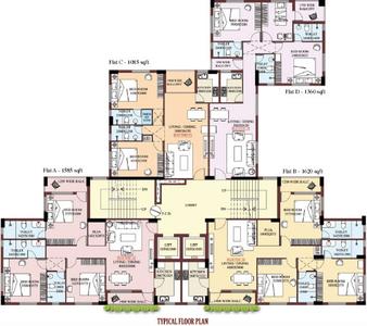 Project Image of 1085.0 - 1620.0 Sq.ft 2 BHK Apartment for buy in Shrachi Dakshin