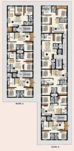 Shrusti Raghavendra Flats Cluster Plan 1