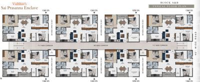 Project Image of 1050.0 - 1360.0 Sq.ft 2 BHK Apartment for buy in Vaibhavs Sai Prasanna Enclave