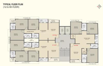 Project Image of 829.14 - 1095.0 Sq.ft 3 BHK Apartment for buy in Mahalaxmi Radhe Darshan