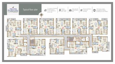 Project Image of 1020.0 - 1610.0 Sq.ft 2 BHK Apartment for buy in Visalakshi Prakruthi