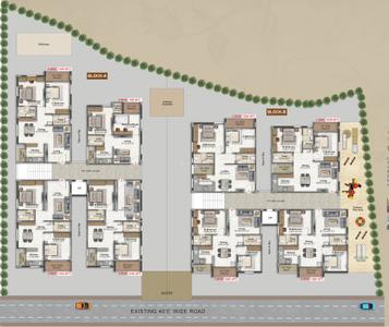 Project Image of 745.0 - 1100.0 Sq.ft 2 BHK Apartment for buy in Inspire Twin Diamond Block A