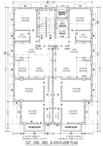 Concept Co Operative Housing Society Concept Co Operative Housing Society Cluster Plan From 1st To 4th Floor 1