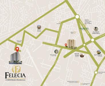 Project Image of 971.0 - 1567.0 Sq.ft 2 BHK Apartment for buy in Reliant Felecia