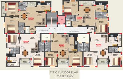 Project Image of 780.0 - 912.0 Sq.ft 2 BHK Apartment for buy in GP Imperial