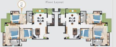 Project Image of 1236.0 - 2496.0 Sq.ft 2 BHK Apartment for buy in Metropolitan Nirvana
