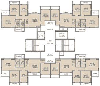 Project Image of 417.0 - 625.0 Sq.ft 2 BHK Apartment for buy in Bhumiraj Hills Tower 7