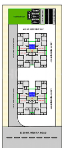 Project Image of 772.96 - 867.57 Sq.ft 3 BHK Apartment for buy in Vrundavan Greens