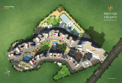 Project Image of 688.0 - 929.0 Sq.ft 2 BHK Apartment for buy in Gurukrupa Marina Enclave Wing J K L Phase I