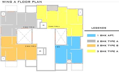 Project Image of 776.0 - 1594.0 Sq.ft 2 BHK Apartment for buy in Dajikaka Anant Rukmini