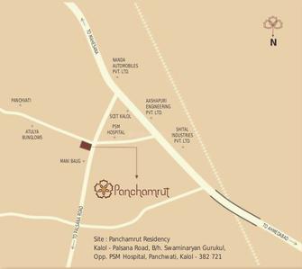 R Sheladia Panchamrut Location Plan 1