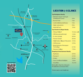 Project Image of 1536 Sq.ft 3 BHK Apartment / Flat for sale in Gundlapochampalli for Rs. 12000000