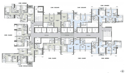 Project Image of 610.0 - 1312.0 Sq.ft 2 BHK Apartment for buy in L And T Rejuve 360 Tower A