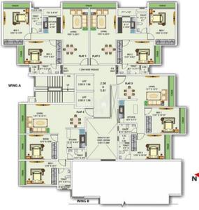 Project Image of 0.0 - 1225.0 Sq.ft 2 BHK Apartment for buy in Prarthana La Alteza