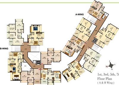 Project Image of 436.0 - 675.0 Sq.ft 1 BHK Apartment for buy in Ashapura My Sky Residency Phase I